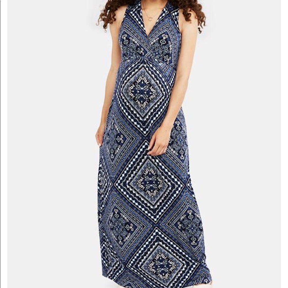 Motherhood Maternity Printed Maxi Dress